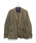 FRANK LEDER（フランクリーダー）の古着「FABRIC WASHED LINEN 2B BLAZER」｜ブラウン