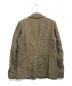 FRANK LEDER (フランクリーダー) FABRIC WASHED LINEN 2B BLAZER ブラウン サイズ:Ｓ：25000円