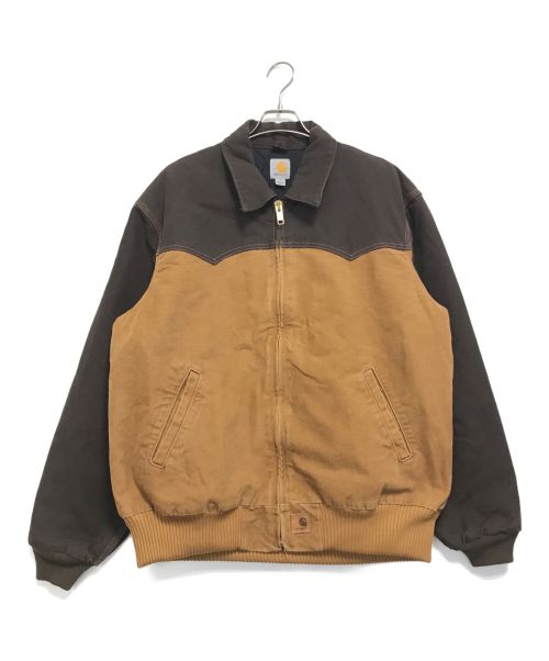 CarHartt（カーハート）CarHartt (カーハート) サンタフェジャケット ブラウン サイズ:XLの古着・服飾アイテム