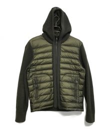 MONCLER（モンクレール）の古着「切替ダウンジャケット」｜ブラウン