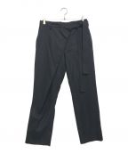 SOSHIOTSUKIソウシ オオツキ）の古着「WRAP KNOT STRAIGHT TROUSERS」｜ブラック