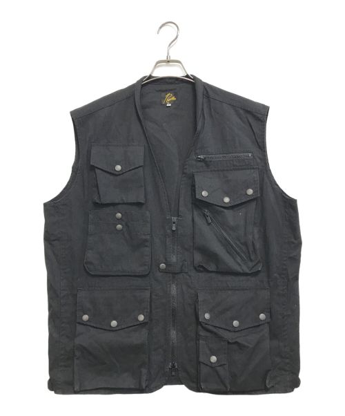 Needles（ニードルズ）Needles (ニードルズ) FIELD VEST - C/N OXFORD CLOTH ブラック サイズ:Mの古着・服飾アイテム