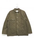 SUGARHILLシュガーヒル）の古着「grain canvas denim coverall」｜ブラウン