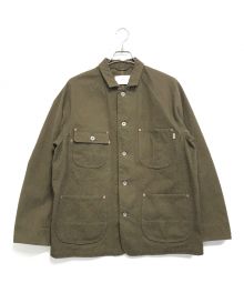 SUGARHILL（シュガーヒル）の古着「grain canvas denim coverall」｜ブラウン