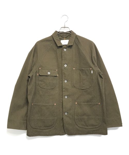 SUGARHILL（シュガーヒル）SUGARHILL (シュガーヒル) grain canvas denim coverall ブラウン サイズ:3の古着・服飾アイテム