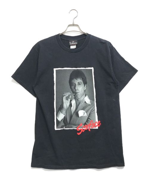 ムービーTシャツ（ムービーTシャツ）ムービーTシャツ (ムービーTシャツ) 00s scarface(スカーフェイス)ムービーｔシャツ ブラック サイズ:Lの古着・服飾アイテム