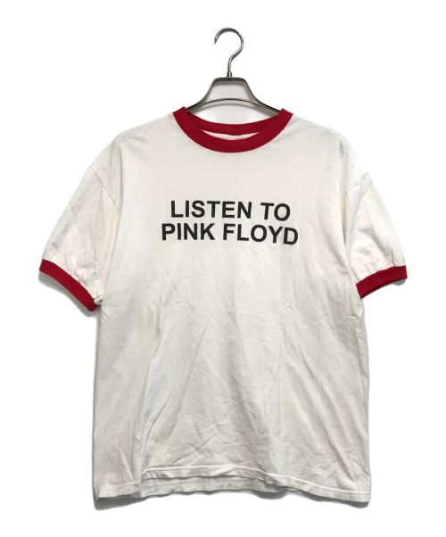 バンドTシャツ（バンドTシャツ）バンドTシャツ (バンドTシャツ) 00s PINK FLOYD(ピンクフロイド)リンガーTシャツ ホワイト サイズ:Lの古着・服飾アイテム