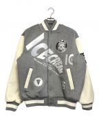 ICE CREAMアイスクリーム）の古着「VARSITY JACKET」｜グレー