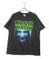 バンドTシャツ（バンドTシャツ）の古着「90s MARILYN MANSON(マリリン・マンソン) バンドTシャツ」｜ブラック