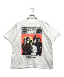 バンドTシャツ（バンドTシャツ）の古着「80s The Rolling Stone(ザ・ローリング・ストーンズ) バンドTシャツ」｜ホワイト