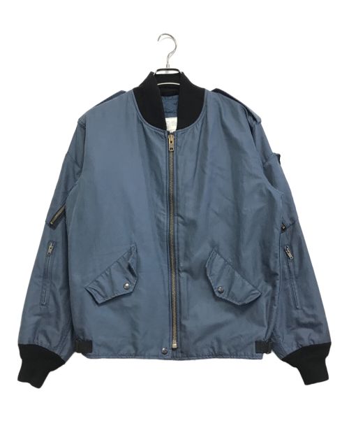 VINTAGE MILITARY（ヴィンテージ ミリタリー）VINTAGE MILITARY (ヴィンテージ ミリタリー) フライトジャケット ブルー サイズ:7336の古着・服飾アイテム