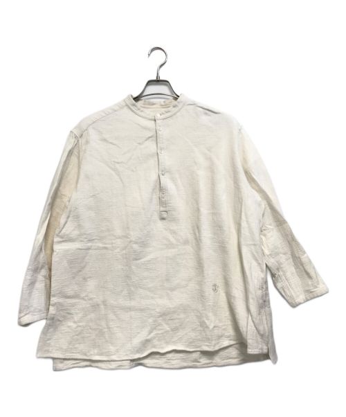 JIL SANDER+（ジルサンダープラス）JIL SANDER+ (ジルサンダープラス) コットンブラウス アイボリー サイズ:34の古着・服飾アイテム