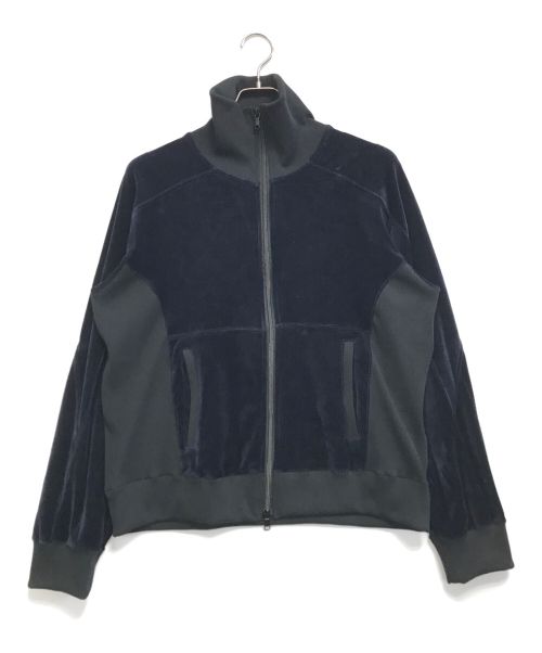 ANCELLM（アンセルム）ANCELLM (アンセルム) VELOUR SWITCHING JACKET ネイビー サイズ:1の古着・服飾アイテム