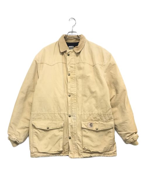 CarHartt（カーハート）CarHartt (カーハート) 裏地ブランケットダックジャケット ベージュ サイズ:表記なしの古着・服飾アイテム