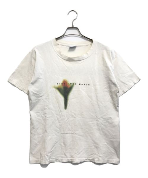 バンドTシャツ（バンドTシャツ）バンドTシャツ (バンドTシャツ) 00s nine inch nails(ナイン・インチ・ネイルズ) バンドTシャツ ホワイト サイズ:Mの古着・服飾アイテム