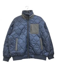 Stripes For Creative（ストライプ フォー クリエイティブ）の古着「QUILTED PUFF JACKET」｜ネイビー