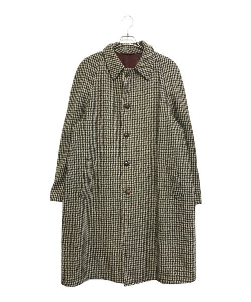 VINTAGE（ユーズド）VINTAGE (ユーズド) ツイードロングコート グレー サイズ:表記なしの古着・服飾アイテム