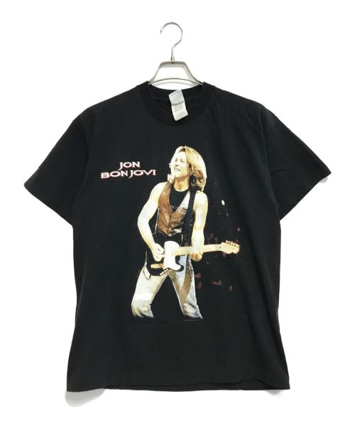 バンドTシャツ（バンドTシャツ）バンドTシャツ (バンドTシャツ) 90s BON JOVI(ボン・ジョヴィ) バンドTシャツ ブラック サイズ:Lの古着・服飾アイテム