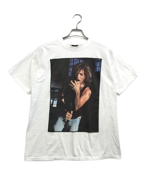 バンドTシャツ（バンドTシャツ）バンドTシャツ (バンドTシャツ) 90s BON JOVI(ボン・ジョヴィ) バンドTシャツ ホワイト サイズ:Lの古着・服飾アイテム