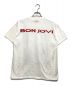 バンドTシャツ (バンドTシャツ) 90s BON JOVI(ボン・ジョヴィ) バンドTシャツ ホワイト サイズ:L：15000円