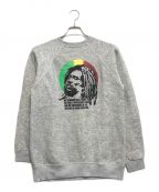 BOB MARLEYボブマーリー）の古着「プリントスウェット」｜グレー