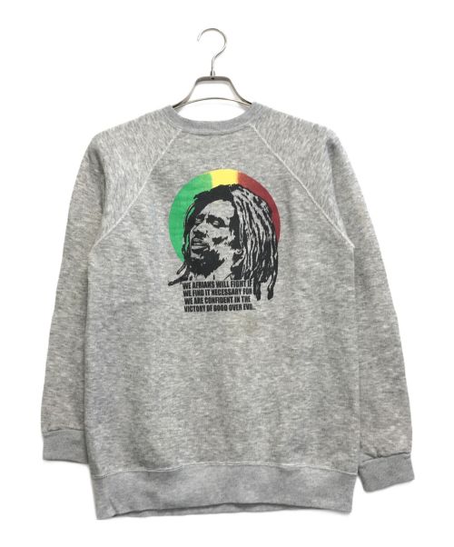 BOB MARLEY（ボブマーリー）BOB MARLEY (ボブマーリー) プリントスウェット グレー サイズ:表記なしの古着・服飾アイテム