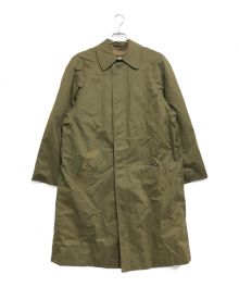 Aquascutum（アクアスキュータム）の古着「ステンカラーコート」｜オリーブ