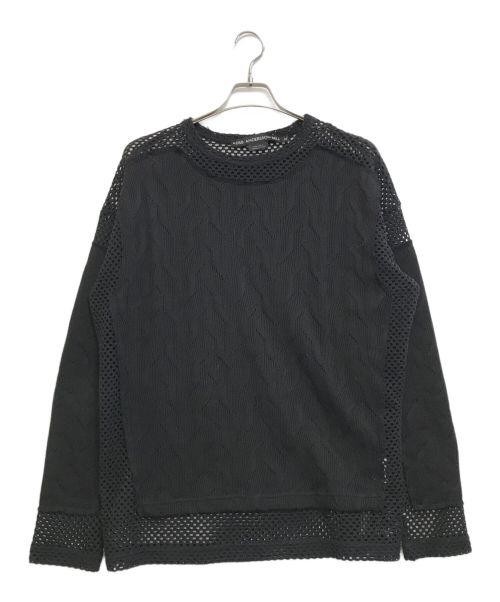 ANDERSSON BELL（アンダースンベル）ANDERSSON BELL (アンダースンベル) LAYERED CREW-NECK SWEATER ブラック サイズ:Mの古着・服飾アイテム