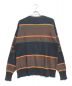 COGNOMEN (コグノーメン) THREE-TONE KNIT PULLOVER ネイビー サイズ:M：13000円