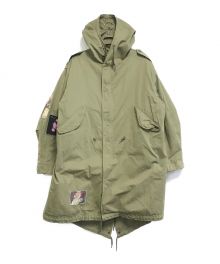 RAF SIMONS×FRED PERRY（ラフシモンズ×フレッドペリー）の古着「DETACHABLE LINER PARKA」｜グリーン