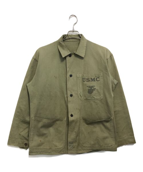 VINTAGE MILITARY（ヴィンテージ ミリタリー）VINTAGE MILITARY (ヴィンテージ ミリタリー) USMC P-41 HBTジャケット カーキ サイズ:表記なしの古着・服飾アイテム