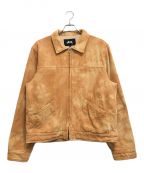 stussyステューシー）の古着「Dyed Trucker Jacket」｜ブラウン