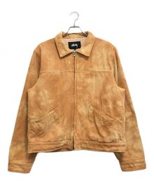 stussy（ステューシー）の古着「Dyed Trucker Jacket」｜ブラウン