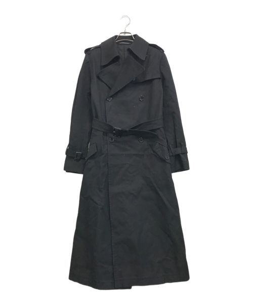 yohji yamamoto+noir（ヨウジヤマモトプリュスノアール）yohji yamamoto+noir (ヨウジヤマモトプリュスノアール) トレンチコート ブラック サイズ:2の古着・服飾アイテム