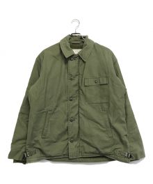 VINTAGE MILITARY（ヴィンテージ ミリタリー）の古着「US ARMY A-2 デッキジャケット」｜カーキ