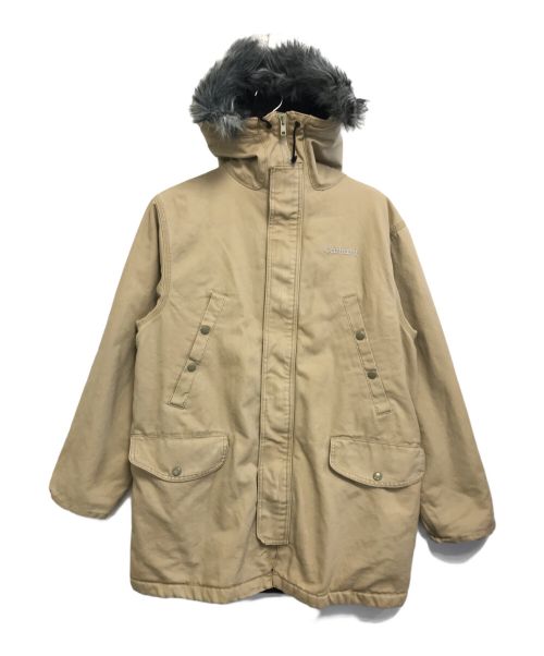 CarHartt（カーハート）CarHartt (カーハート) ダックフーデッドジャケット ベージュ サイズ:LARGEの古着・服飾アイテム