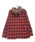 Supreme (シュプリーム) Fur Trim Flannel Hooded Shirt レッド サイズ:XL：30000円