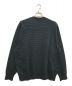 yonetami (ヨネタミ) WAVE COTTON KNIT P/O (BORDER) グリーン サイズ:4：14000円