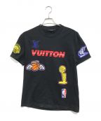 LOUIS VUITTONルイ ヴィトン）の古着「NBAマルチパッチTシャツ」｜ブラック