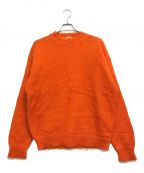 AURALEEオーラリー）の古着「KID MOHAIR KNIT」｜オレンジ