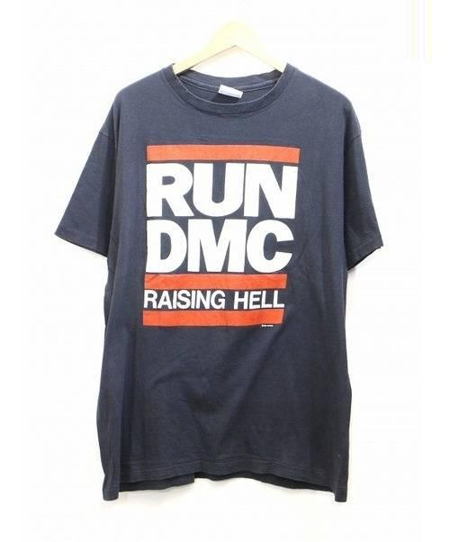 中古 古着通販 Hanes ヘインズ 半袖tシャツ チャコールグレー サイズ Xl 46 48 Run Dmc ブランド 古着通販 トレファク公式 Trefac Fashion