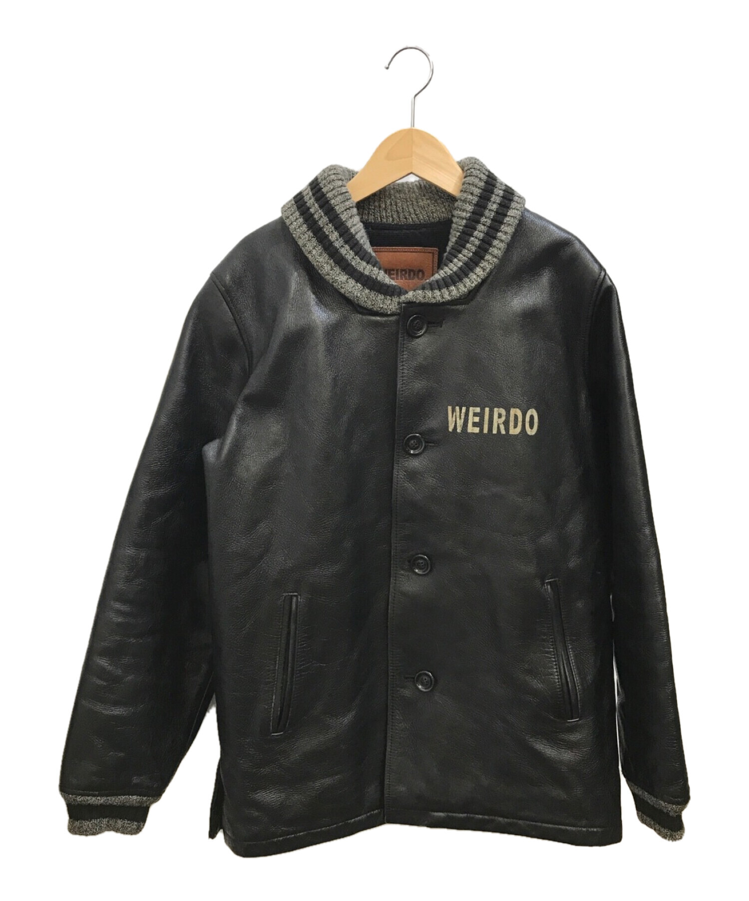 天然石ターコイズ お値下げ中!!☆WEIRDO☆レザーファラオジャケット