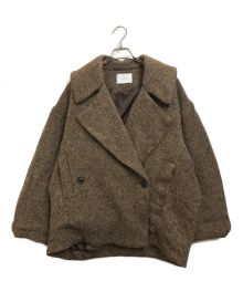 MANOF（マノフ）の古着「COCOON LINE SHORT COAT」｜ブラウン