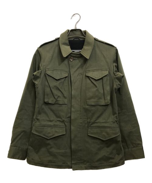 Junhashimoto（ジュンハシモト）junhashimoto (ジュンハシモト) M43 ストレッチ ミリタリー ジャケット グリーン サイズ:2の古着・服飾アイテム