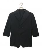 yohji yamamoto+noirヨウジヤマモトプリュスノアール）の古着「半袖ジャケット」｜ブラック