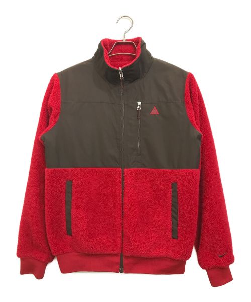 NIKE ACG（ナイキエージーシー）NIKE ACG (ナイキエージーシー) ボアジャケット レッド サイズ:Mの古着・服飾アイテム