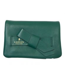 LANVIN COLLECTION（ランバンコレクション）の古着「2つ折り財布」｜グリーン