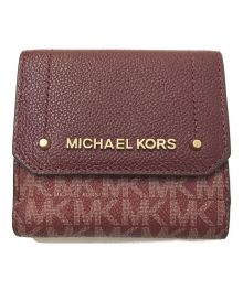 MICHAEL KORS（マイケルコース）の古着「3つ折り財布」｜ボルドー