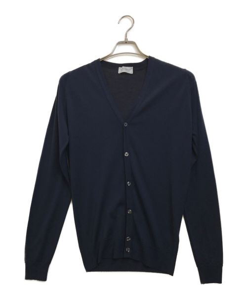 JOHN SMEDLEY（ジョンスメドレー）JOHN SMEDLEY (ジョンスメドレー) ウールカーディガン ネイビー サイズ:Sの古着・服飾アイテム