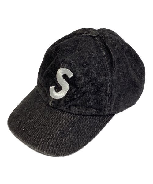 SUPREME（シュプリーム）SUPREME (シュプリーム) kevlar Denim S 6-Panel Logo Cap ブラックの古着・服飾アイテム